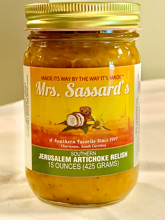 Mrs. Sassard's Jerusalem Artichoke Relish 15 oz