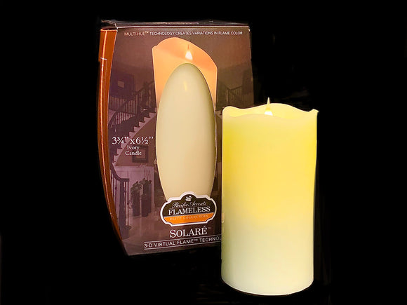 Solare' Wax Flameless Candle